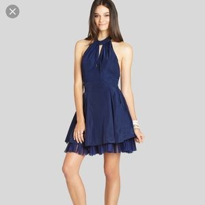 BCBGeneration blue halter dress